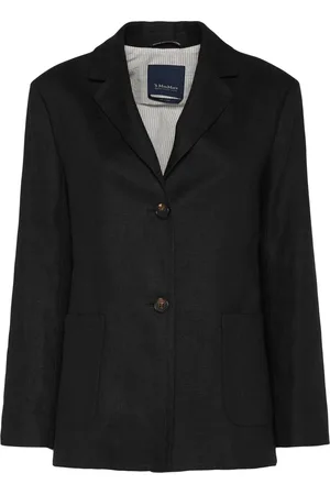 Max Mara Arrigo Linen Single Breasted Blazer