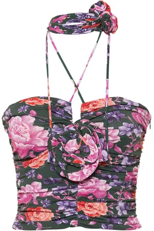 MAGDA BUTRYM Lvr Exclusive Printed Ruched Top
