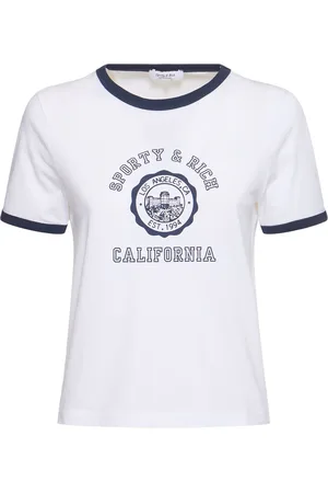 Sporty & Rich California Emblem Ringer T-shirt
