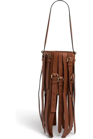 Moschino Multibelts Leather Tote Bag