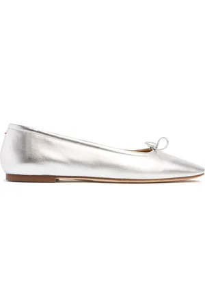 Aeyde 10mm Delfina Laminated Leather Flats