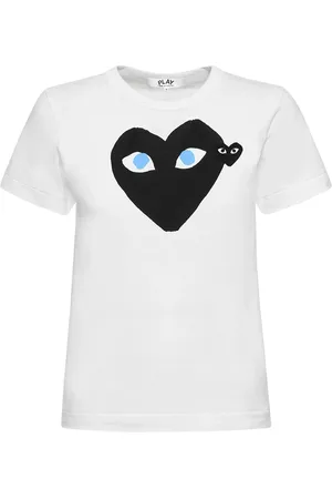 Comme des Garçons Printed Heart Cotton T-shirt
