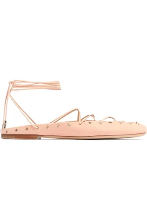 Chloé 10mm Ghillies Leather Flats