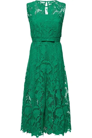 Self-Portrait Lace Sleeveless Midi Dress