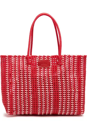 Msgm Large Mesh Tote Bag