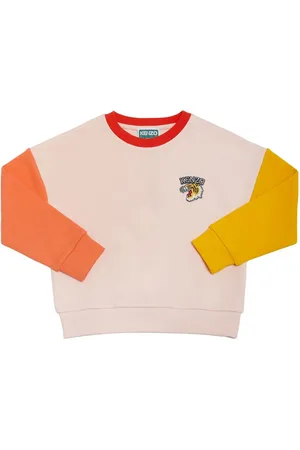 Kenzo Cotton Sweatshirt W/ Logo Patch