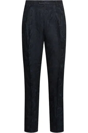 Etro Paisley Linen Blend Pants