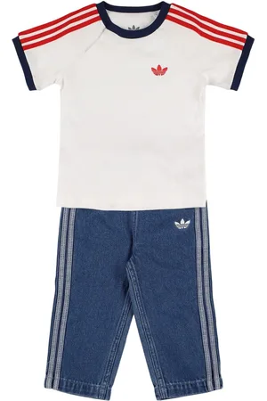 adidas Cotton Jersey T-shirt & Jeans