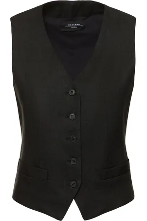 Max Mara Pacche Linen Canvas Vest