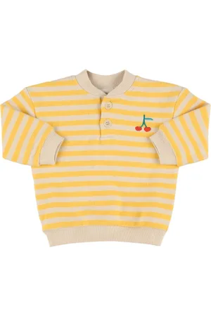 Bobo Choses Striped Organic Cotton Blend Sweater