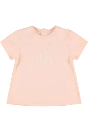 Chloé Embroidered Cotton Jersey T-shirt