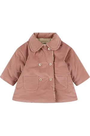 Babe & Tess Caban Stretch Cotton Coat