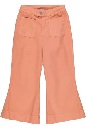 TANGERINE Cotton Blend Wide Leg Pants