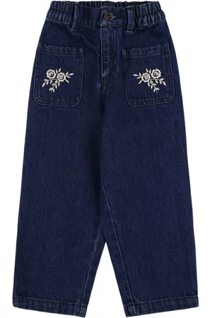 The New Society Danubio Embroidered Cotton Jeans