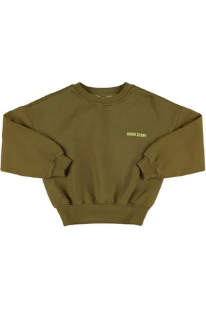 Main Story Embroidered Organic Cotton Sweatshirt