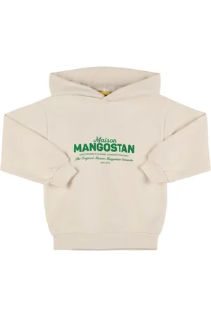 Maison Mangostan Printed Cotton Hooded Sweatshirt