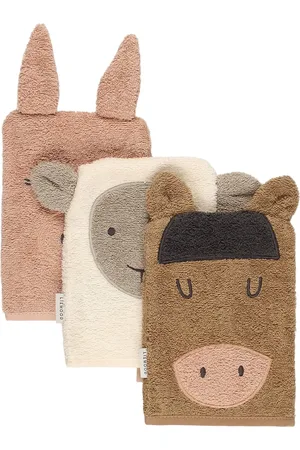 Liewood Pack Of 3 Sylvester Farm Bath Mitts