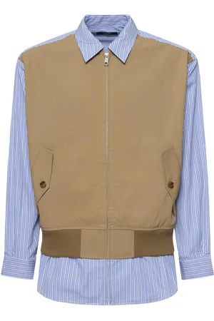 Comme des Garçons Cotton Striped Patchwork Jacket