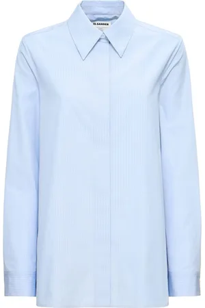 Jil Sander Relaxed Striped Cotton Poplin Shirt