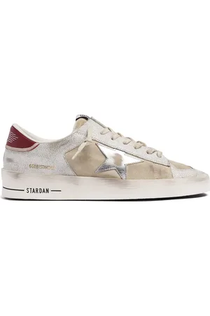 Golden Goose Stardan Leather Laminated Sneakers