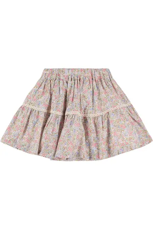 MIPOUNET Printed Cotton Voile Skirt