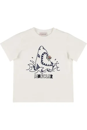 Moncler Logo Shark Cotton T-shirt