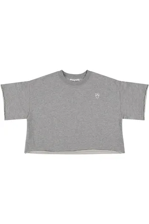 Main Story Embroidered Cotton S/s Sweatshirt