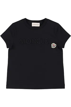 Moncler Embroidered Logo Cotton T-shirt