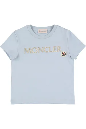 Moncler Embroidered Logo Cotton T-shirt