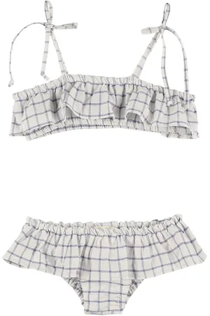 Babe & Tess Printed Cotton Blend Bikini