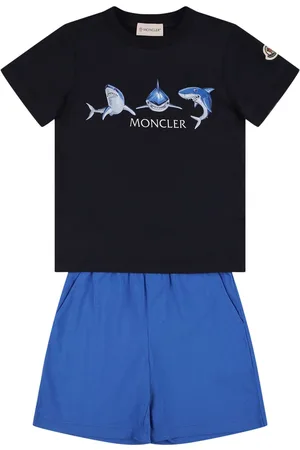 Moncler Shark Cotton T-shirt & Sweat Shorts