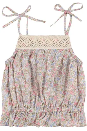 MIPOUNET Printed Cotton Voile Top