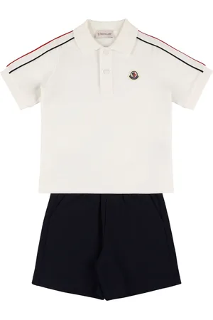 Moncler Cotton Piquet T-shirt & Sweat Shorts