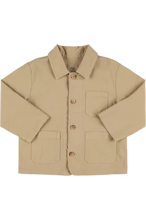 Babe & Tess Cotton Blend Gabardine Jacket