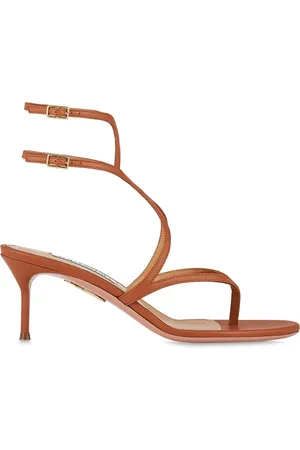 Aquazzura 65mm Baia Leather Sandals
