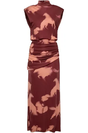 JOHANNA ORTIZ Running Horses Viscose Midi Dress
