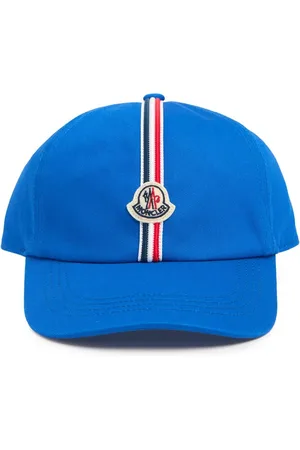 Moncler Tricolour Trimmed Cotton Baseball Cap