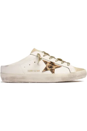 Golden Goose 20mm Super-star Leather Sabot Sneakers