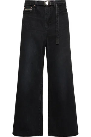 SACAI Wide Denim Jeans
