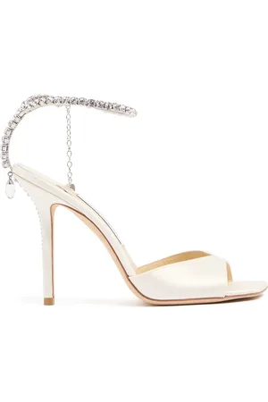 Jimmy Choo 100mm Saeda Satin Sandals