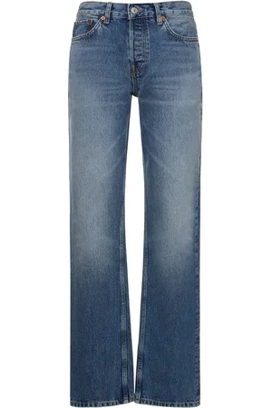 RE/DONE Easy Straight Cotton Denim Jeans