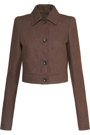Max Mara Carpa Denim Effect Cotton Jacket