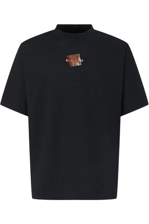 Balenciaga Taped Logo Cotton T-shirt