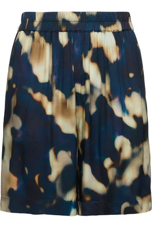 LANEUS Viscose Bermuda Shorts