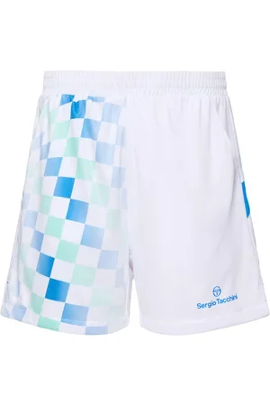 Sergio Tacchini Luca Printed Piqué Shorts
