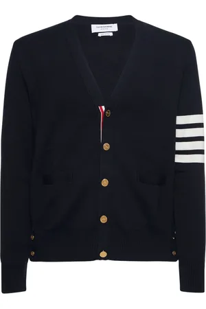 Thom Browne Milano Stitch Cotton Cardigan