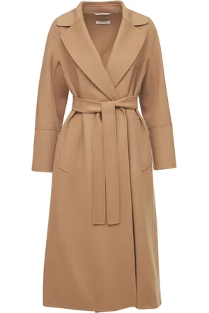 Max Mara Elisa Double Wool Wrap Long Coat