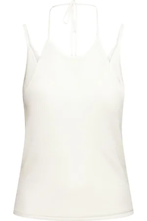 St Agni Layered Knit Halter Tank Top