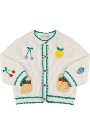 Stella McCartney Cotton Knit Crochet Cardigan