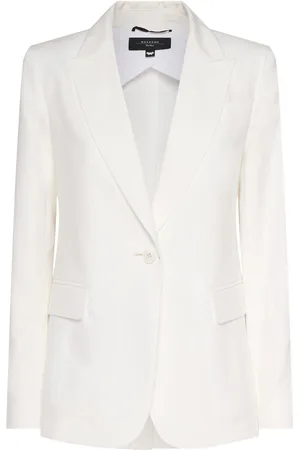 Max Mara Quito Cotton & Linen Canvas Wide Jacket